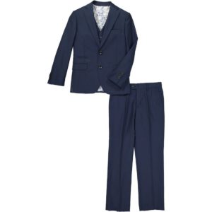 cefai Navy Blue 3pc Suit